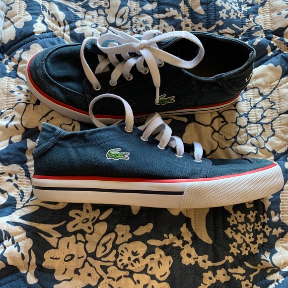 lacoste canvas shoes